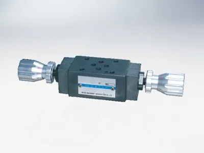 Stacked One-Way Throttle Valve