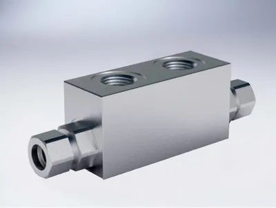 Dual Hydraulic Control Check Valve (for 12mm Articulated Mounting DIN 2353)