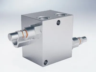 Bi-Directional Cross Relief Valve with Pilot One-Way Operation