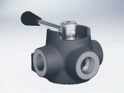 3-Position 3-Way Diverter Valve